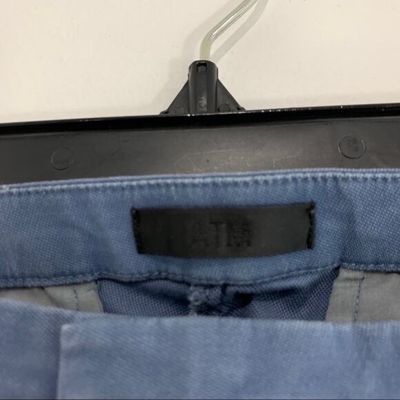 ATM Enzyme Wash Slim Ankle Pants Faded Denim 4 - Picture 6 of 10